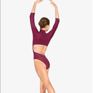 Mariia "Ekaterina" High Neck 3/4 Sleeve Leotard